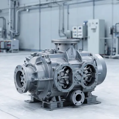 rotary lobe air blower